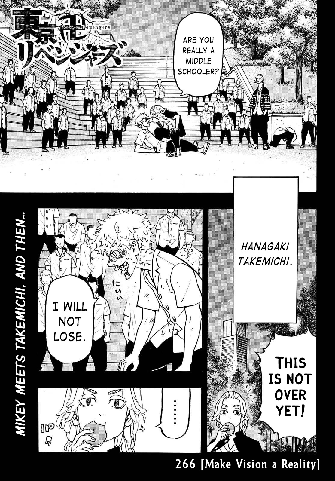 Tokyo Manji Revengers Chapter 266 page 1 - Chapter 266: Make Vision a Reality