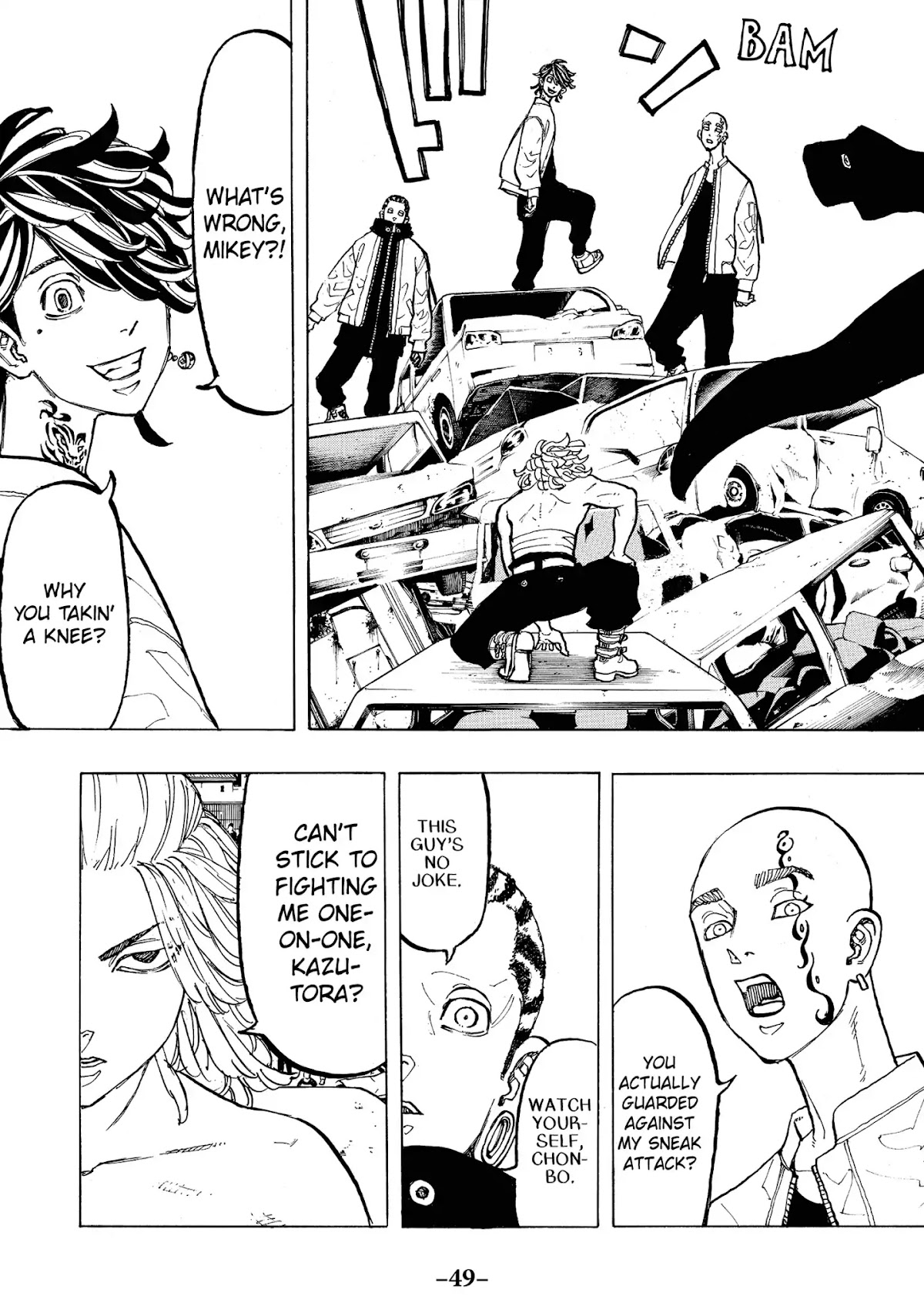 Tokyo Manji Revengers Chapter 54 page 6 - Chapter 54: Below The Belt