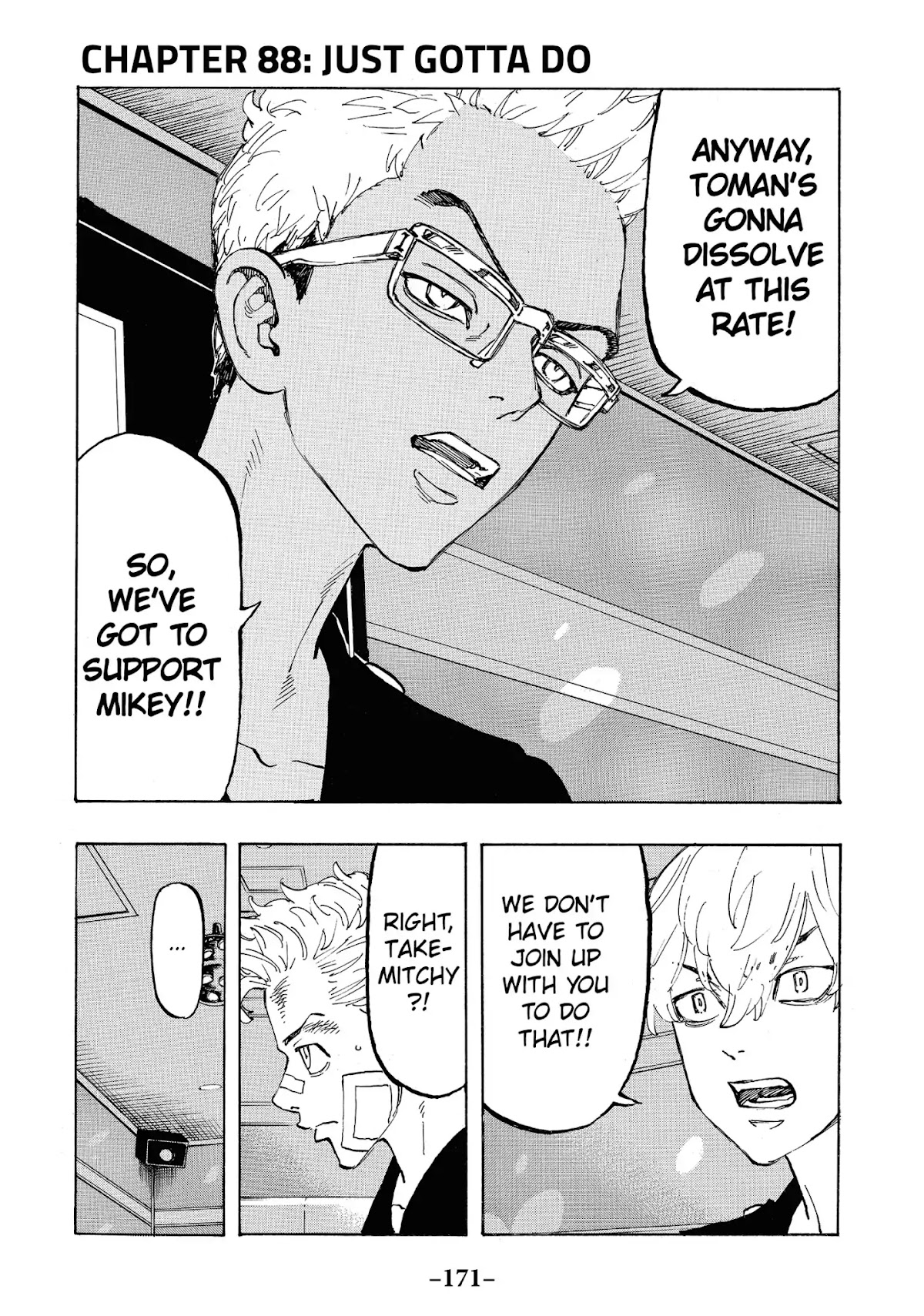 Tokyo Manji Revengers Chapter 88 page 3 - Chapter 88: Just gotta do