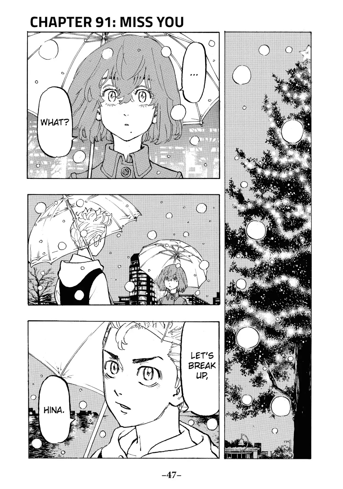 Tokyo Manji Revengers Chapter 91 page 1 - Chapter 91: Miss you
