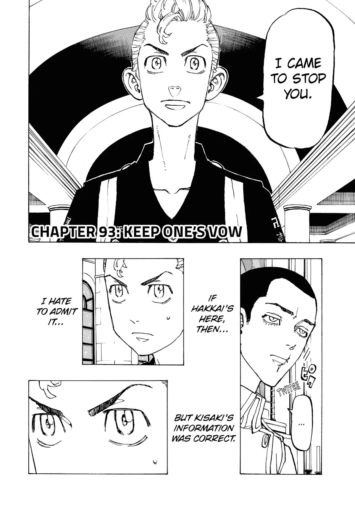 Tokyo Manji Revengers Chapter 93 page 2 - Chapter 93: Keep one's vow