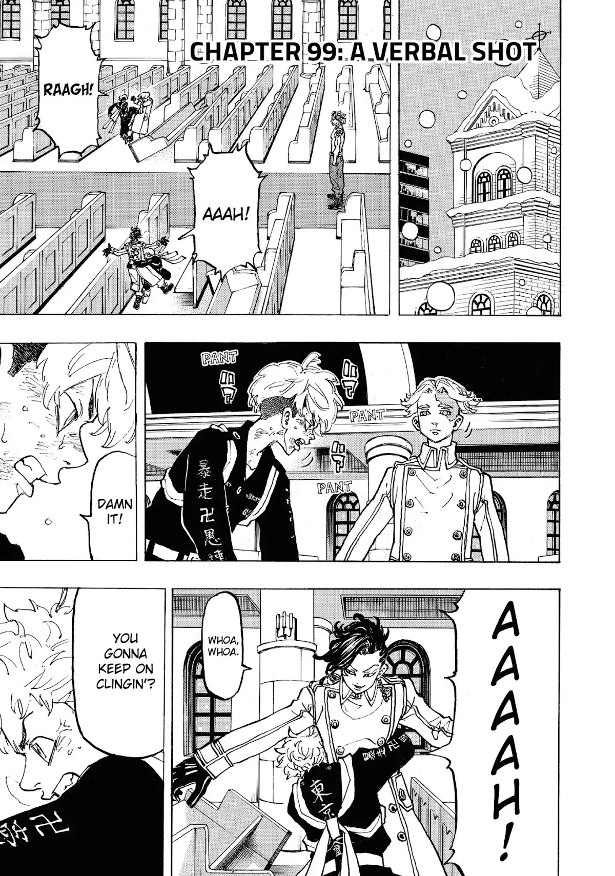 Tokyo Manji Revengers Chapter 99 page 1 - Chapter 99: A verbal shot