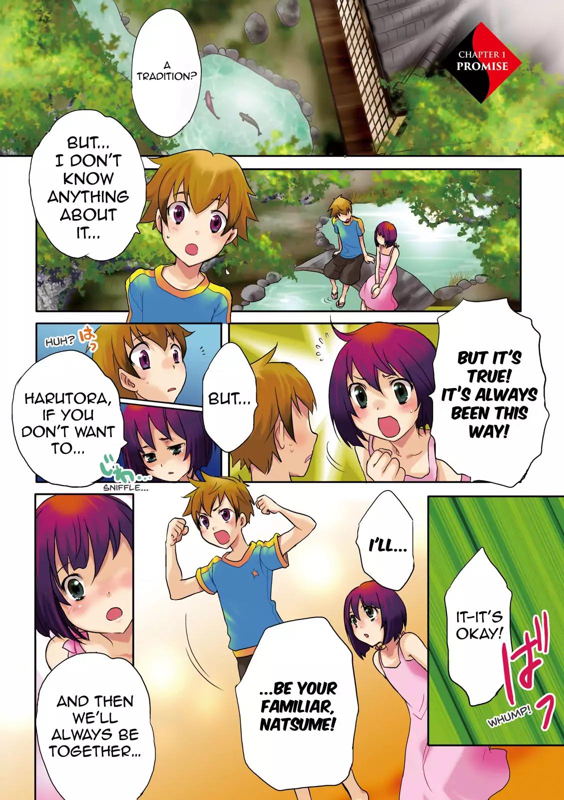 Tokyo Ravens Chapter 1 page 2 - Chapter 1: Promise