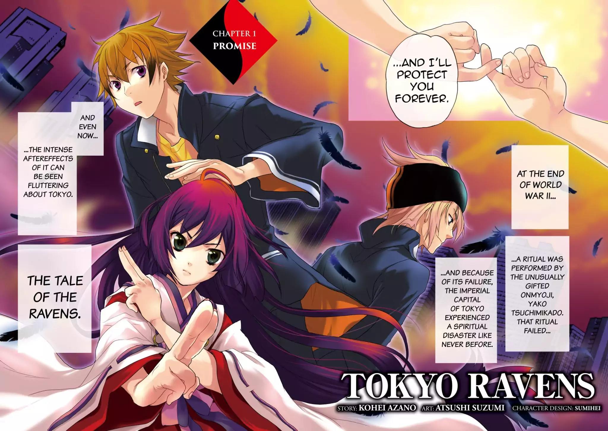 Tokyo Ravens Chapter 1 page 3 - Chapter 1: Promise