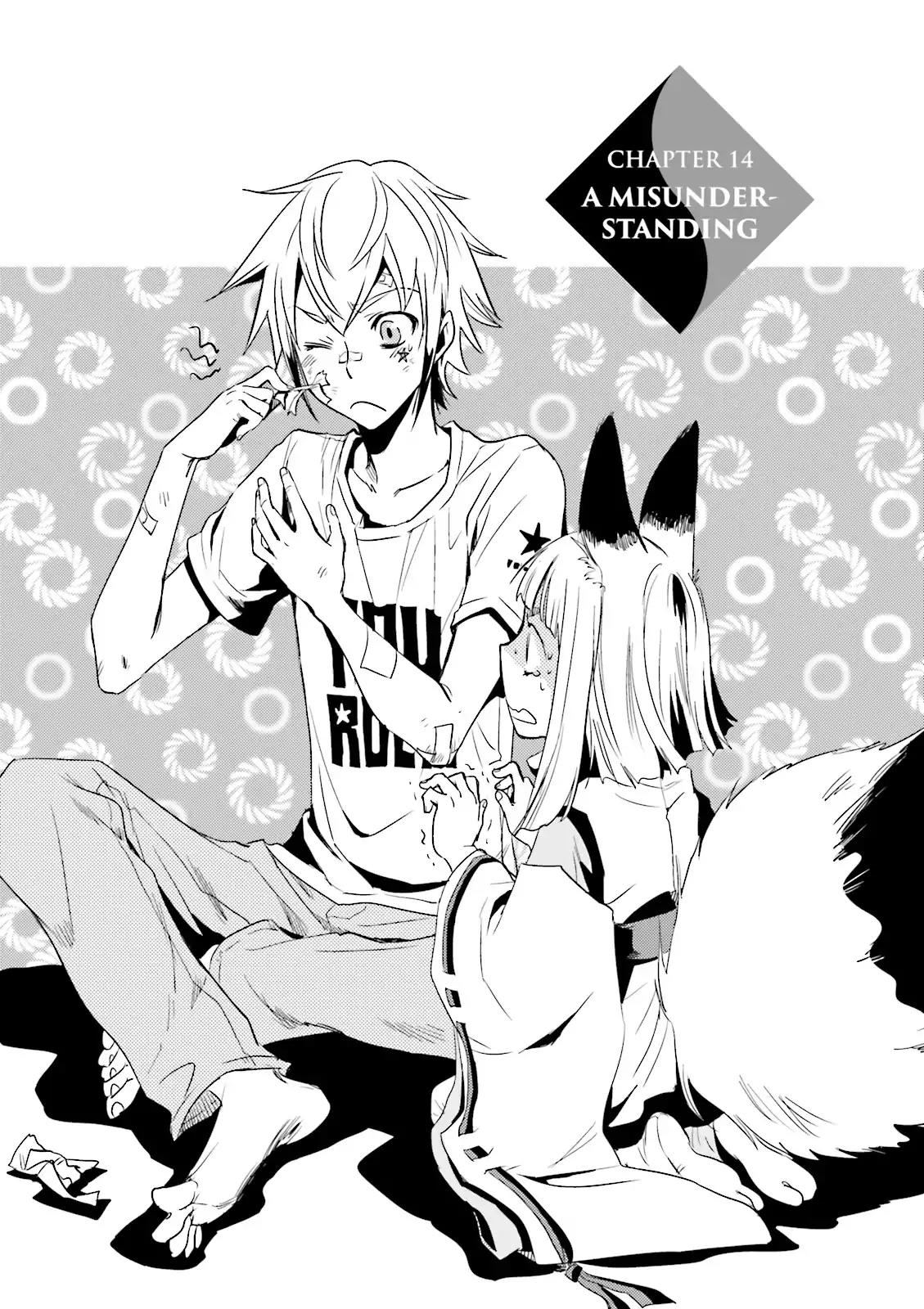 Tokyo Ravens Chapter 14 page 1 - Chapter 14: A Misunderstanding