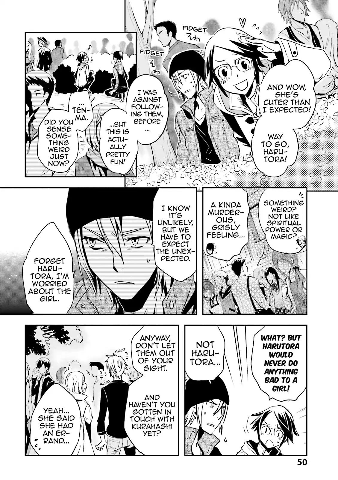 Tokyo Ravens Chapter 17 page 10 - Chapter 17: Bloody Holiday