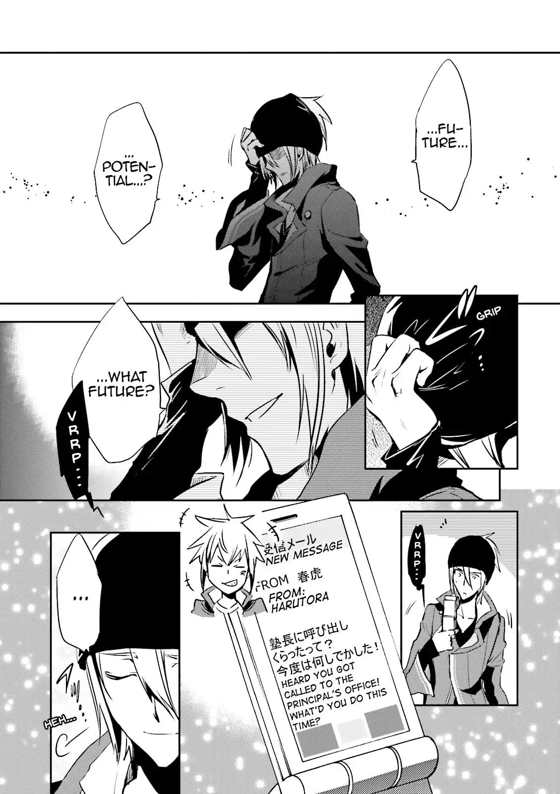 Tokyo Ravens Chapter 18 page 11 - Chapter 18: Last Night