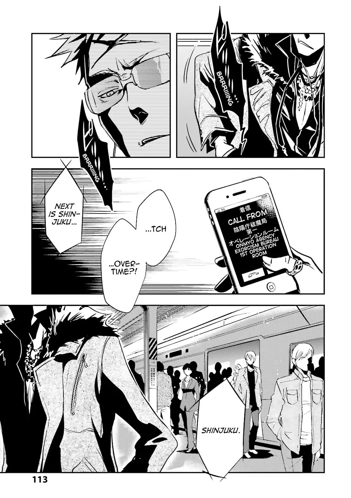 Tokyo Ravens Chapter 18 page 35 - Chapter 18: Last Night