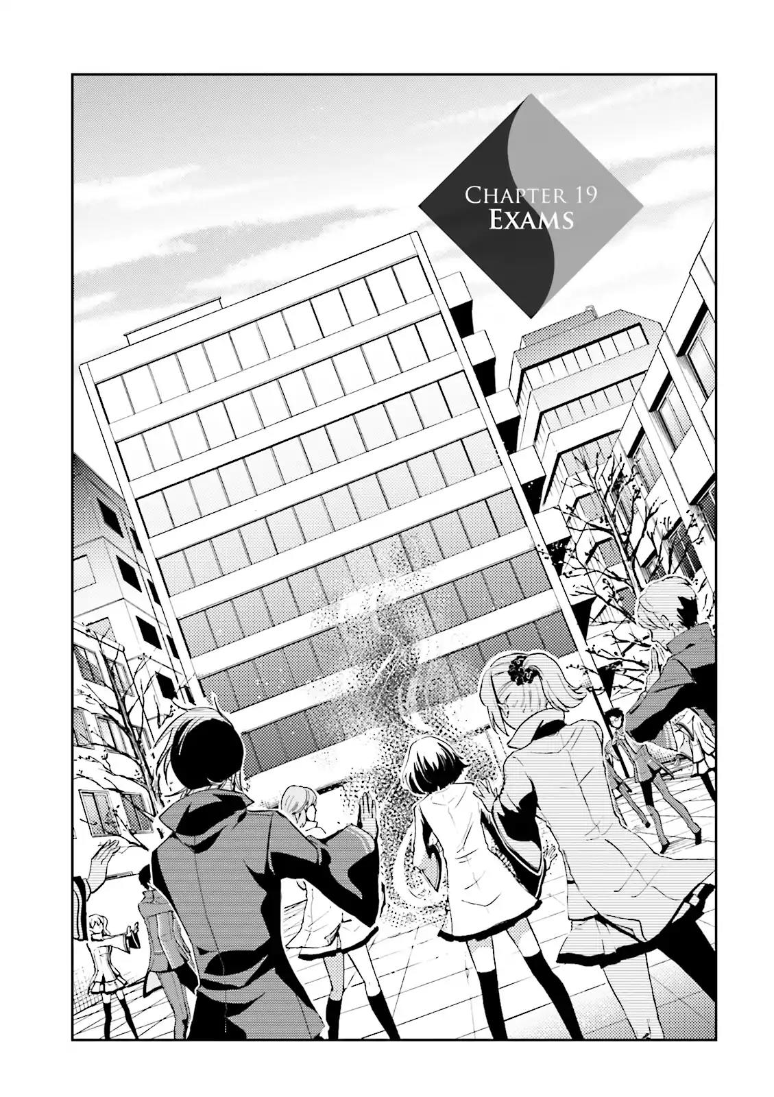 Tokyo Ravens Chapter 19 page 1 - Chapter 19: Exams