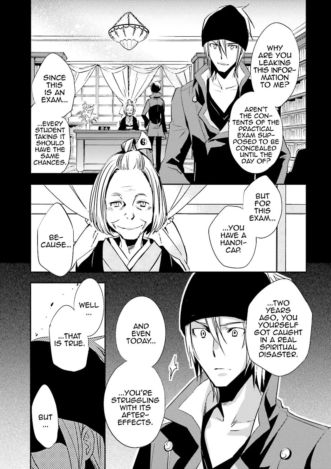 Tokyo Ravens Chapter 19 page 5 - Chapter 19: Exams