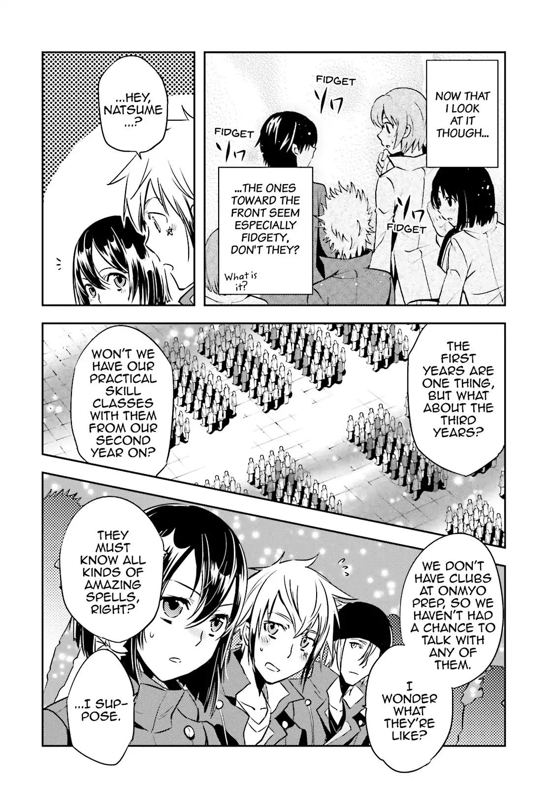 Tokyo Ravens Chapter 28 page 12 - Chapter 28: Enrollment