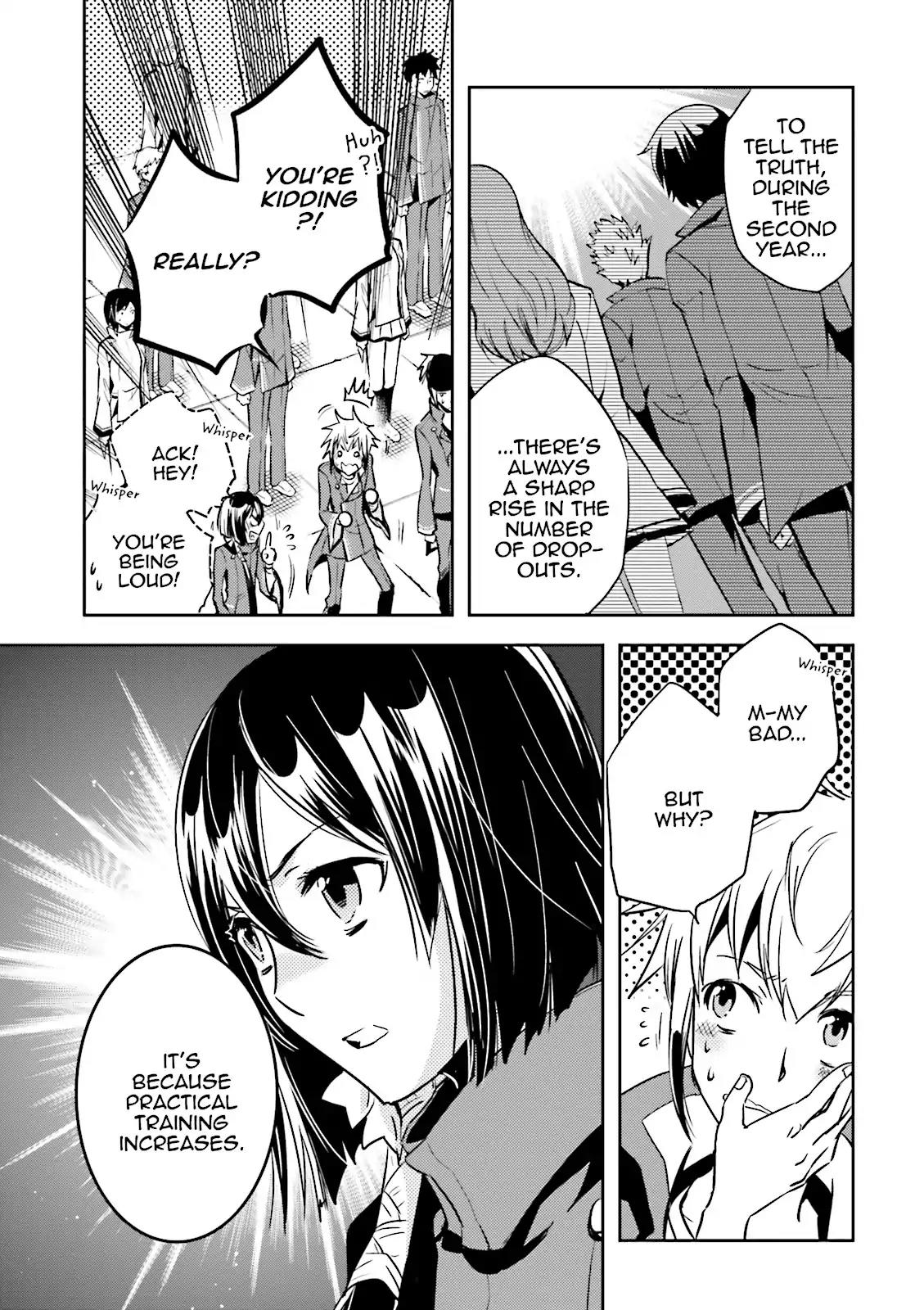 Tokyo Ravens Chapter 28 page 13 - Chapter 28: Enrollment