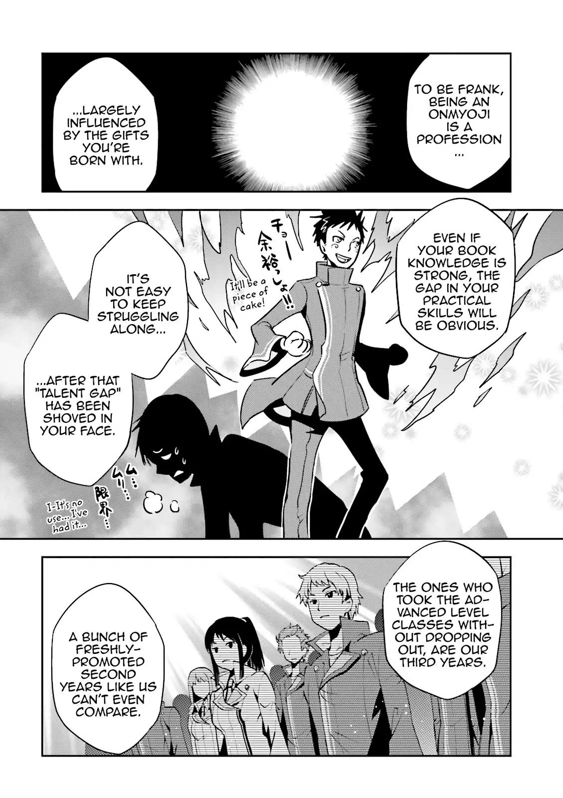 Tokyo Ravens Chapter 28 page 14 - Chapter 28: Enrollment