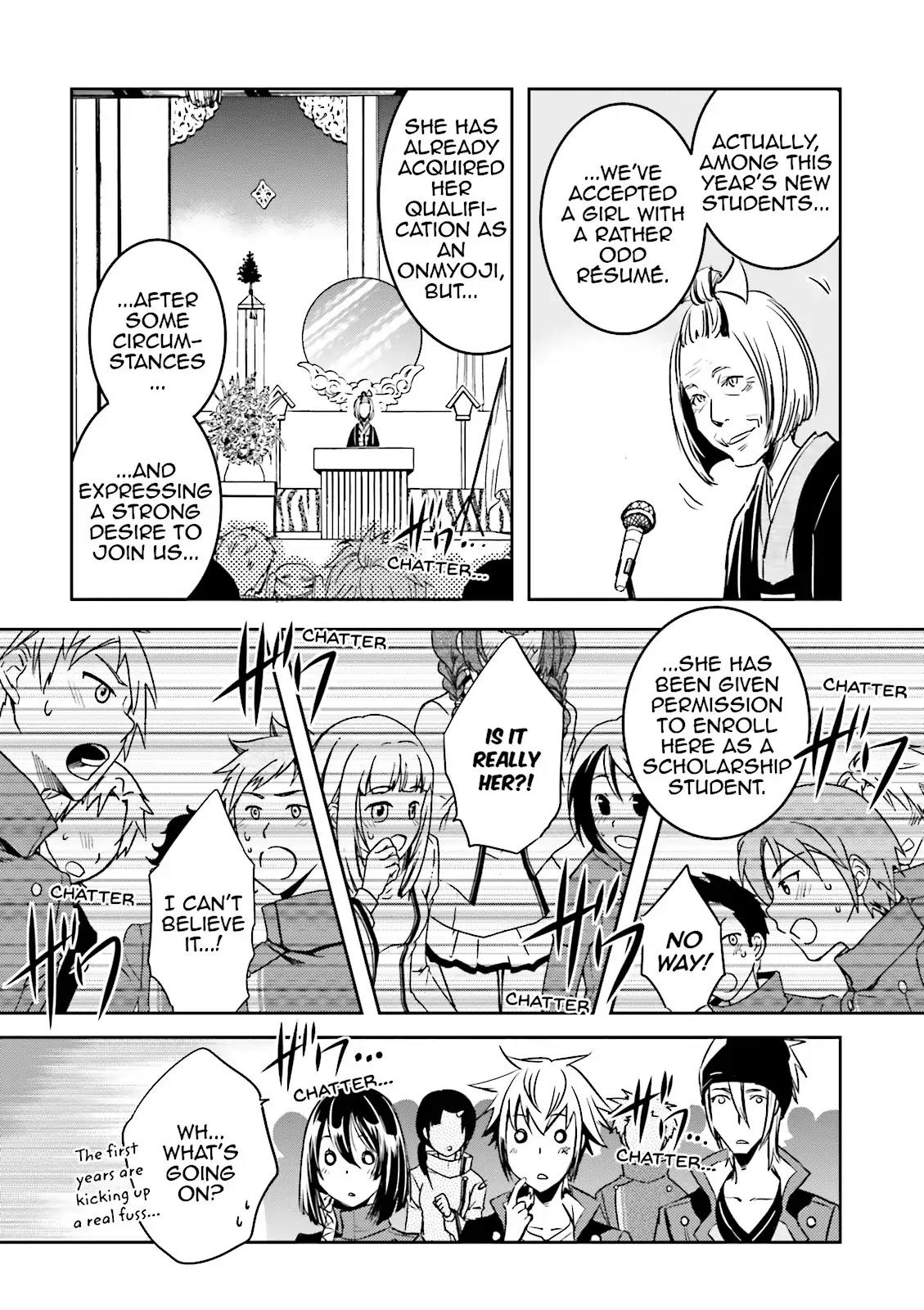 Tokyo Ravens Chapter 28 page 18 - Chapter 28: Enrollment