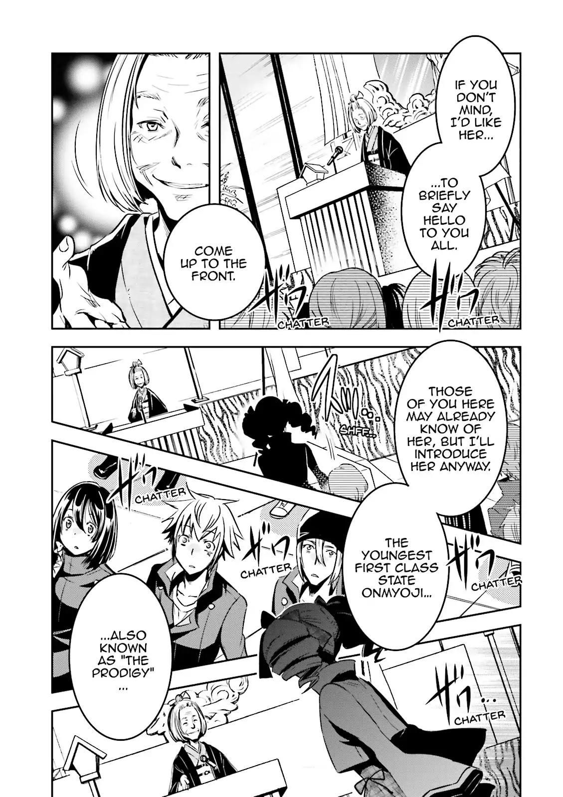 Tokyo Ravens Chapter 28 page 19 - Chapter 28: Enrollment
