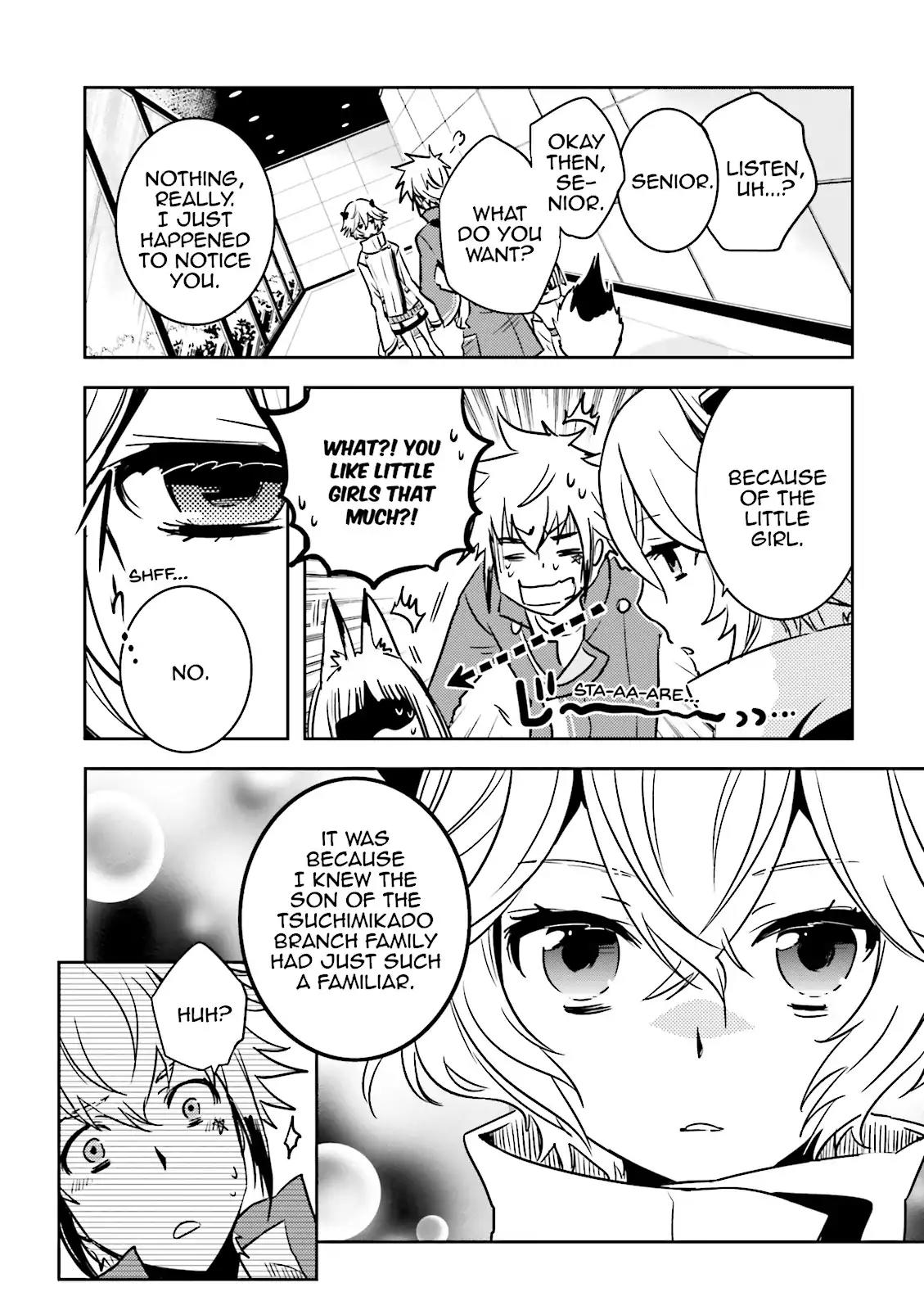 Tokyo Ravens Chapter 30 page 12 - Chapter 30: Upperclassmen