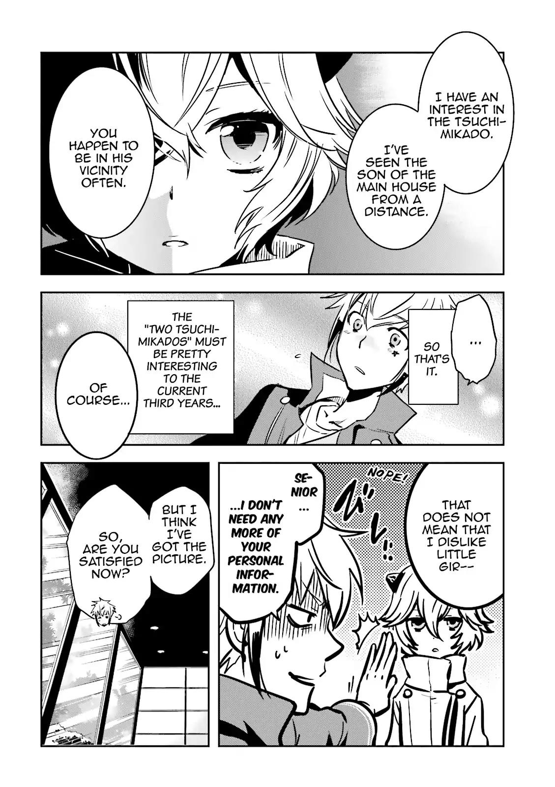 Tokyo Ravens Chapter 30 page 13 - Chapter 30: Upperclassmen