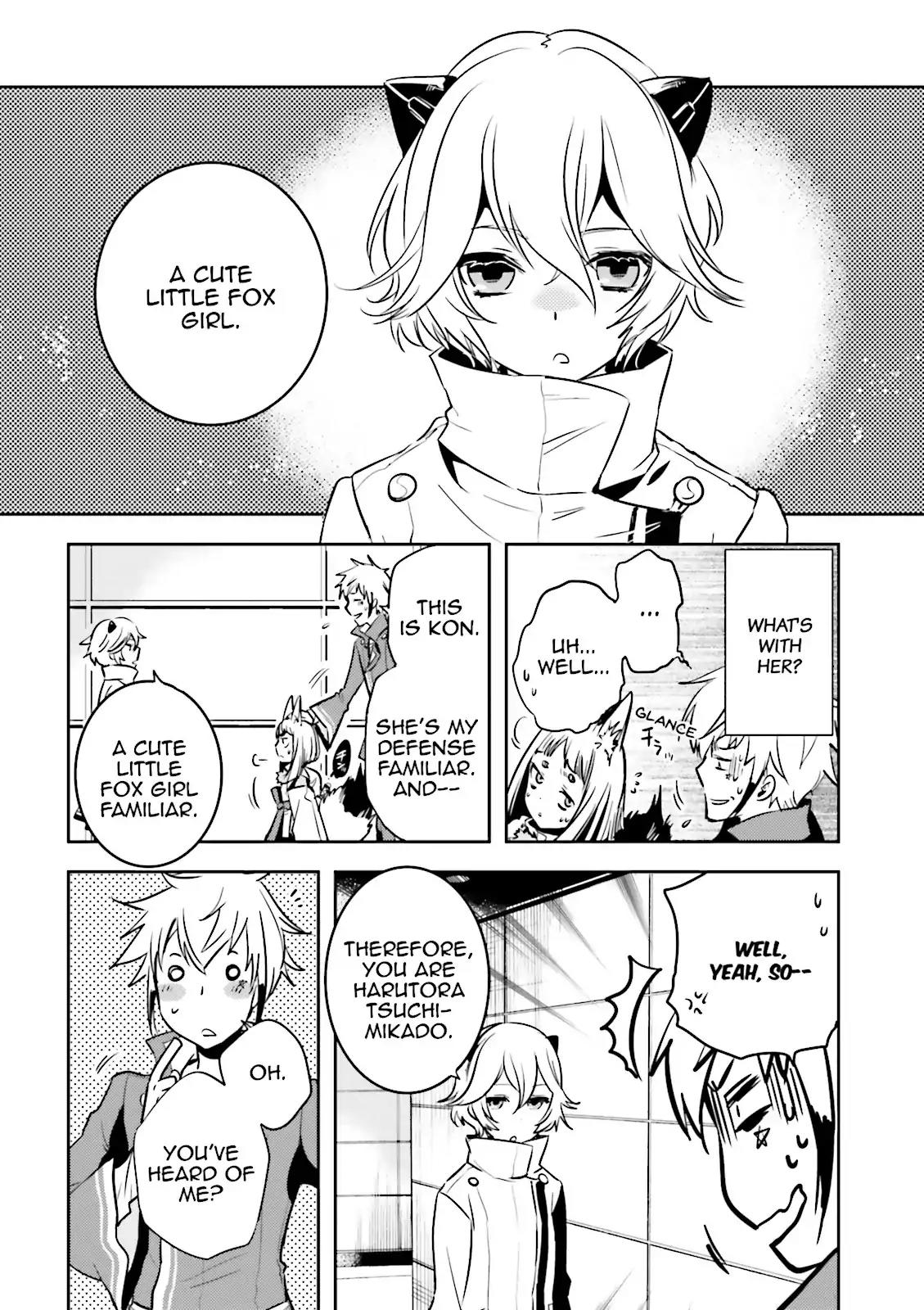 Tokyo Ravens Chapter 30 page 9 - Chapter 30: Upperclassmen