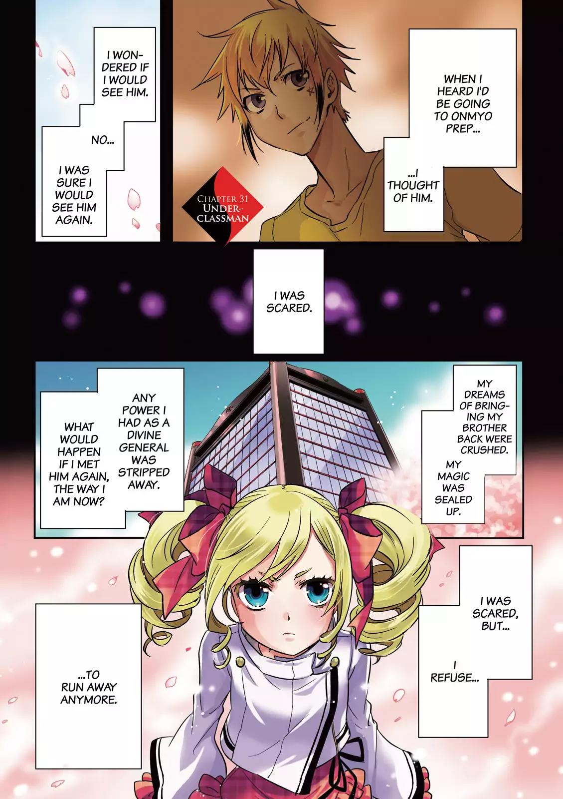 Tokyo Ravens Chapter 31 page 2 - Chapter 31: Underclassman