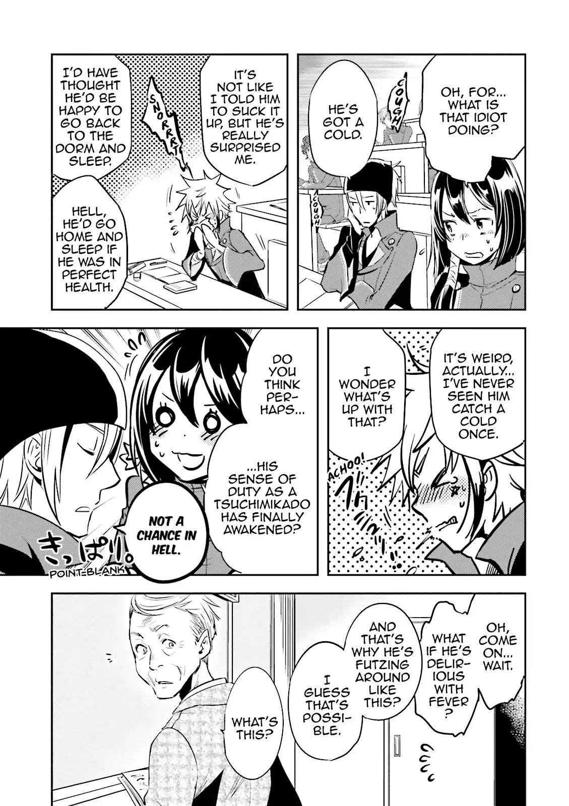 Tokyo Ravens Chapter 34 page 7 - Chapter 34: Cold Memories In The Dark