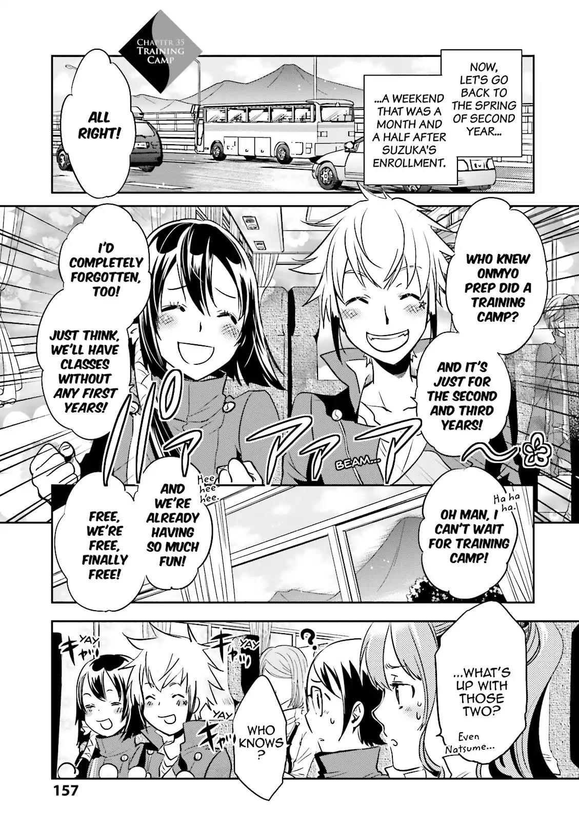 Tokyo Ravens Chapter 35 page 1 - Chapter 35: Training Camp