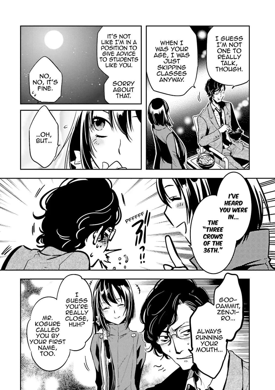 Tokyo Ravens Chapter 38 page 6 - Chapter 38: Advice