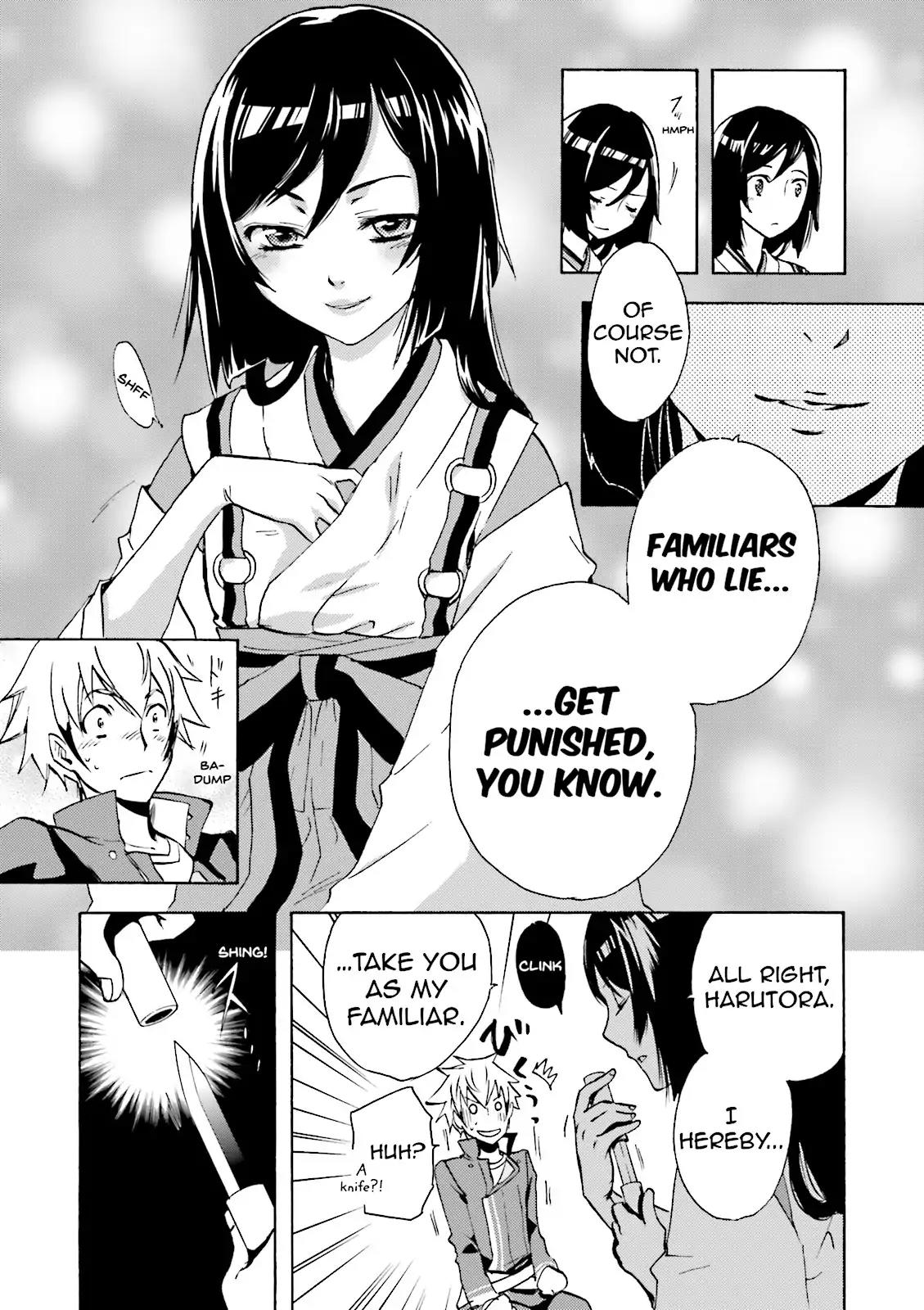 Tokyo Ravens Chapter 4 page 11 - Chapter 4: Ritual
