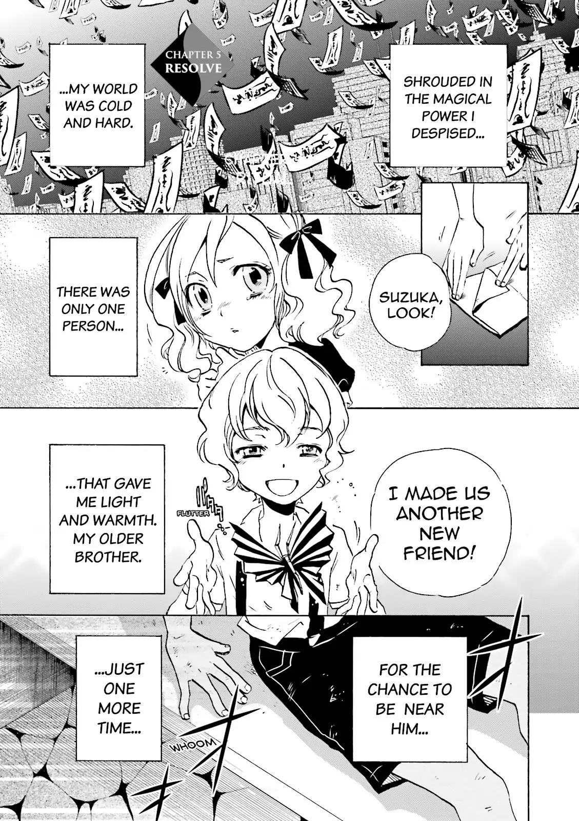 Tokyo Ravens Chapter 5 page 1 - Chapter 5: Resolve