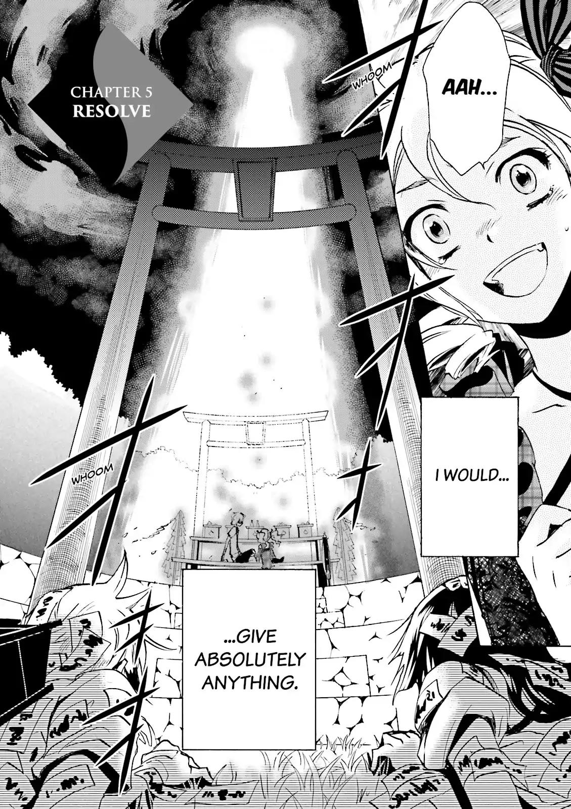 Tokyo Ravens Chapter 5 page 2 - Chapter 5: Resolve