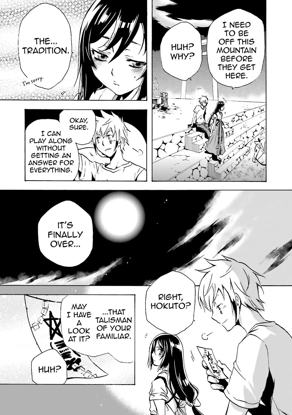 Tokyo Ravens Chapter 5 page 22 - Chapter 5: Resolve