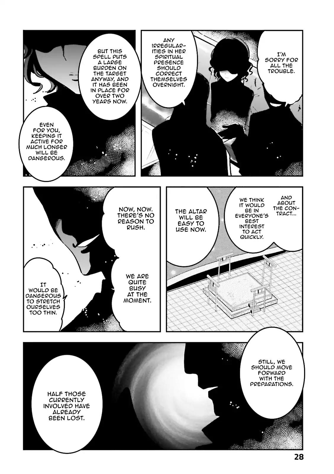 Tokyo Ravens Chapter 52 page 28 - Chapter 52: Devotion