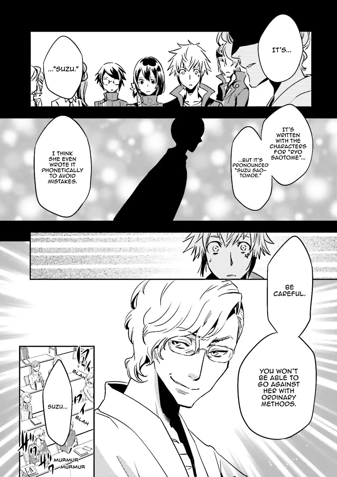 Tokyo Ravens Chapter 56 page 27 - Chapter 56: Company