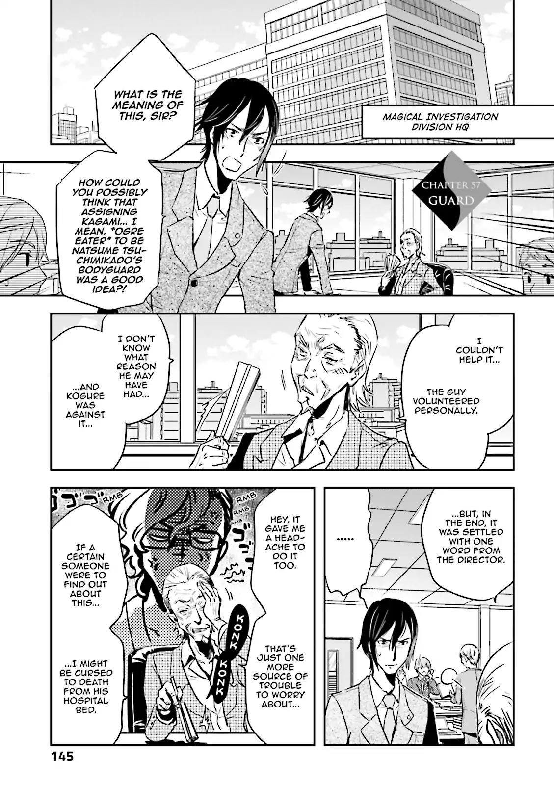 Tokyo Ravens Chapter 57 page 1 - Chapter 57: Guard