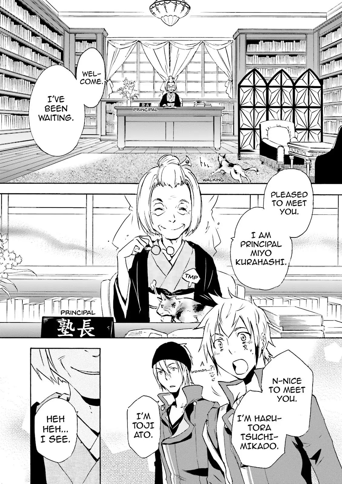 Tokyo Ravens Chapter 6 page 11 - Chapter 6: Reunion