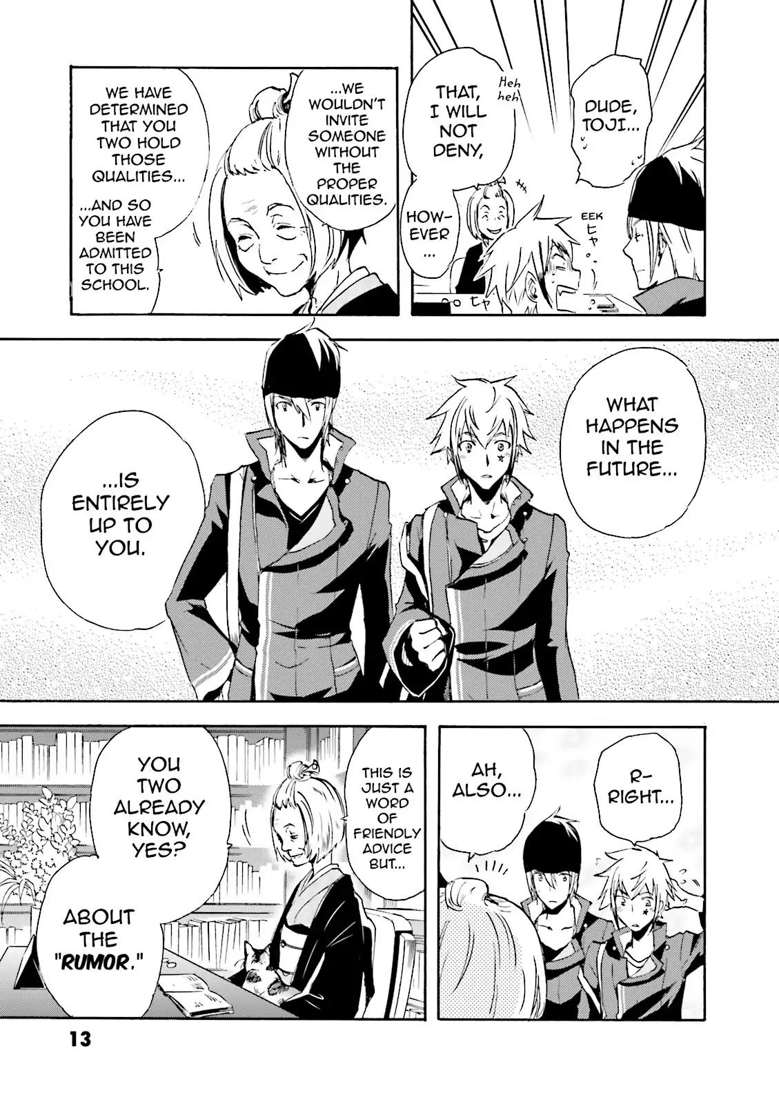 Tokyo Ravens Chapter 6 page 13 - Chapter 6: Reunion