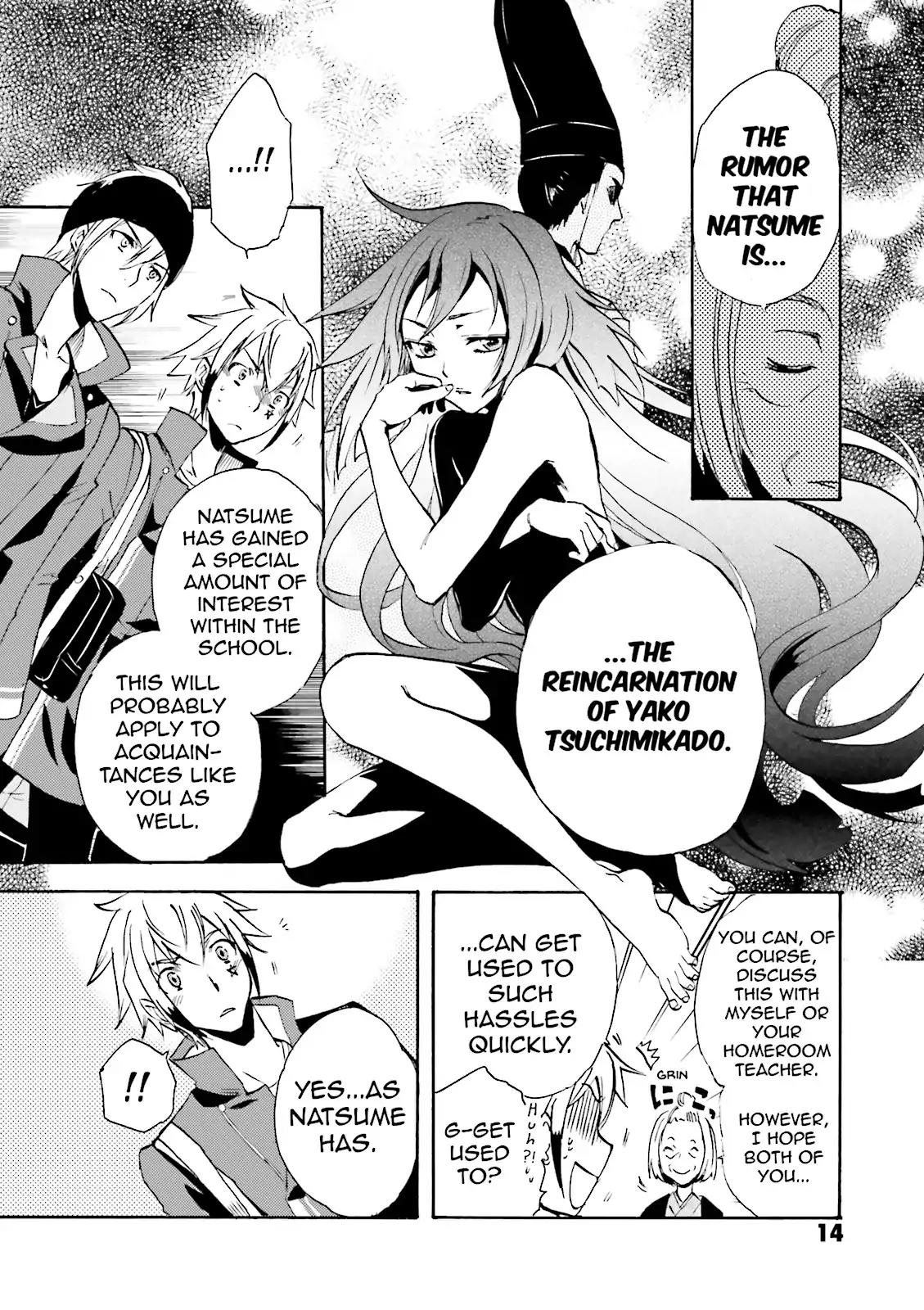 Tokyo Ravens Chapter 6 page 14 - Chapter 6: Reunion