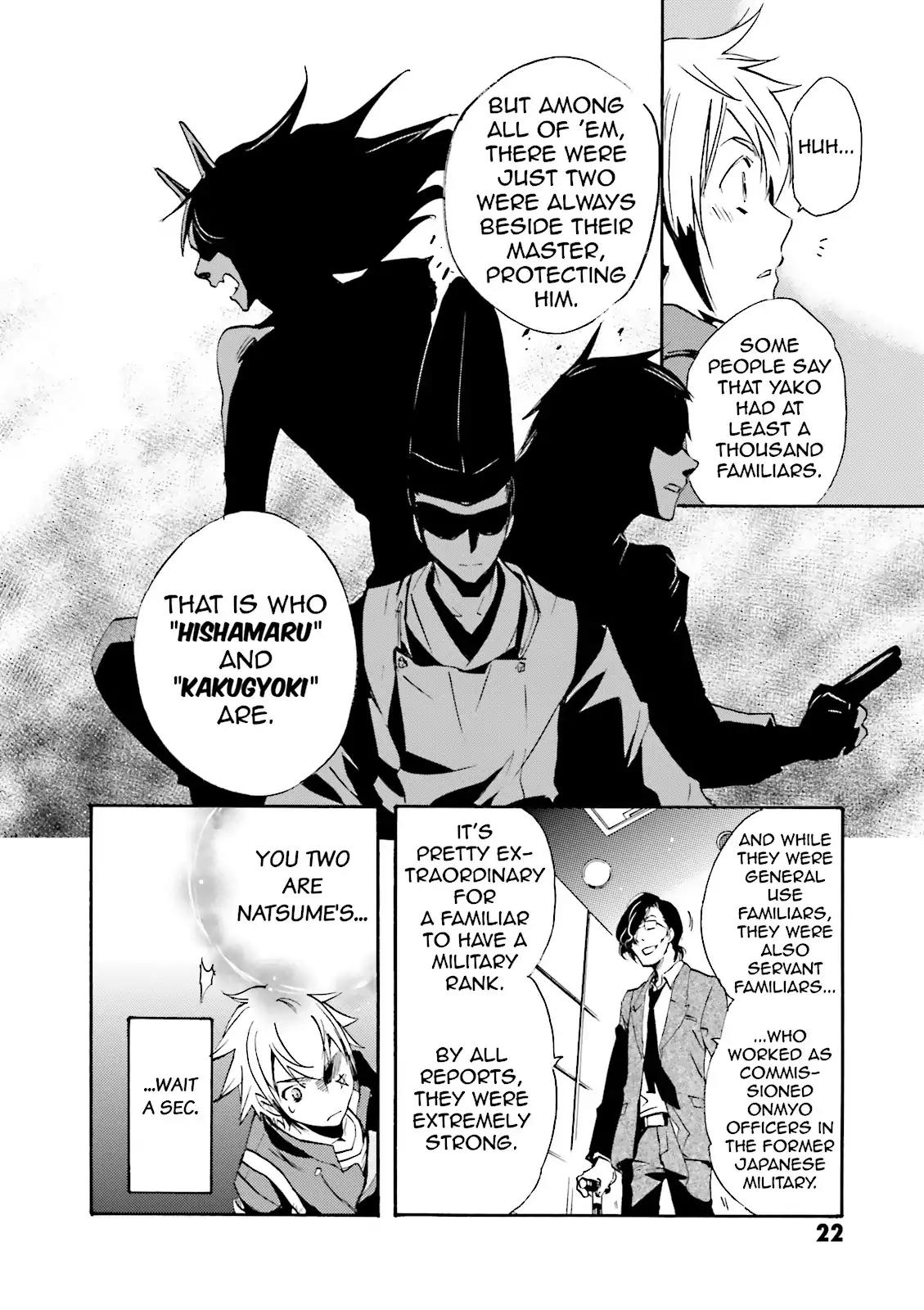 Tokyo Ravens Chapter 6 page 22 - Chapter 6: Reunion