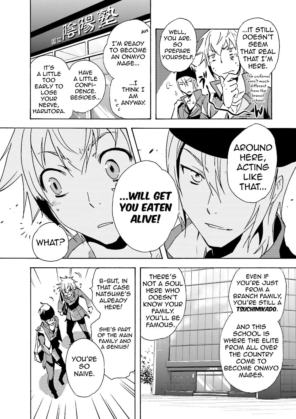 Tokyo Ravens Chapter 6 page 6 - Chapter 6: Reunion