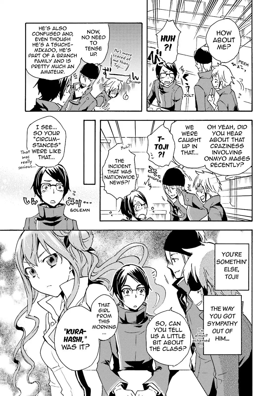 Tokyo Ravens Chapter 7 page 7 - Chapter 7: Defense