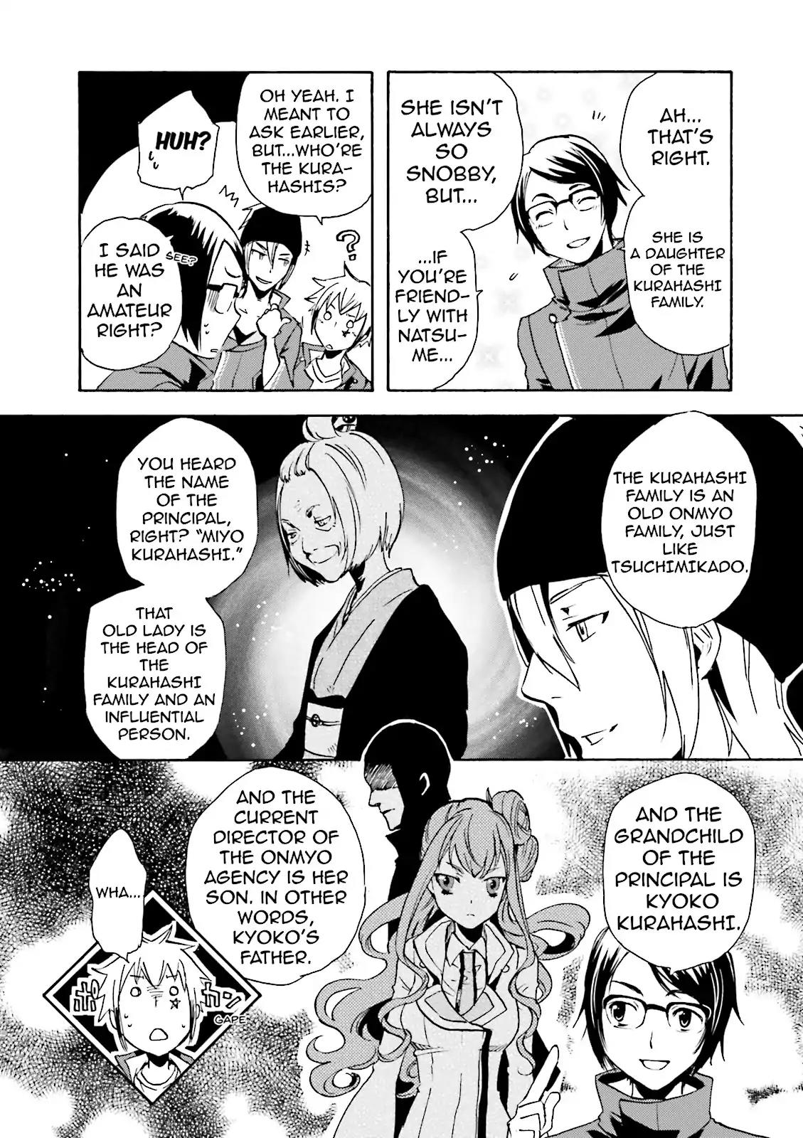Tokyo Ravens Chapter 7 page 8 - Chapter 7: Defense