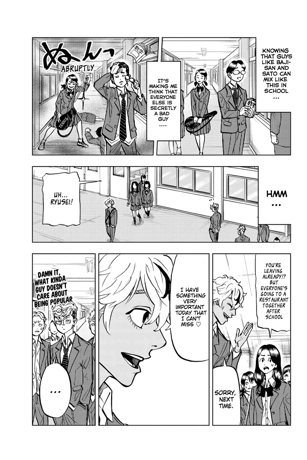 Tokyo Revengers: Letter from Keisuke Baji Chapter 3 page 7 - Chapter 3: The Black Cat