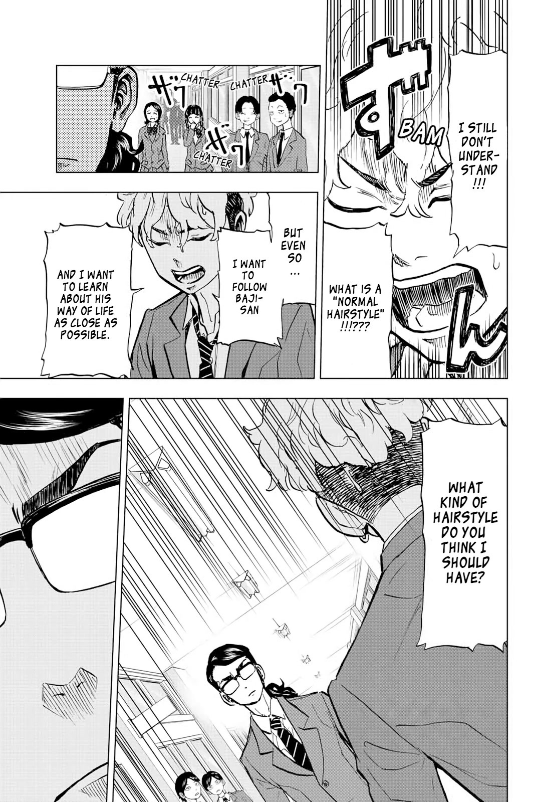 Tokyo Revengers: Letter from Keisuke Baji Chapter 4 page 19 - Chapter 4: Hairspray