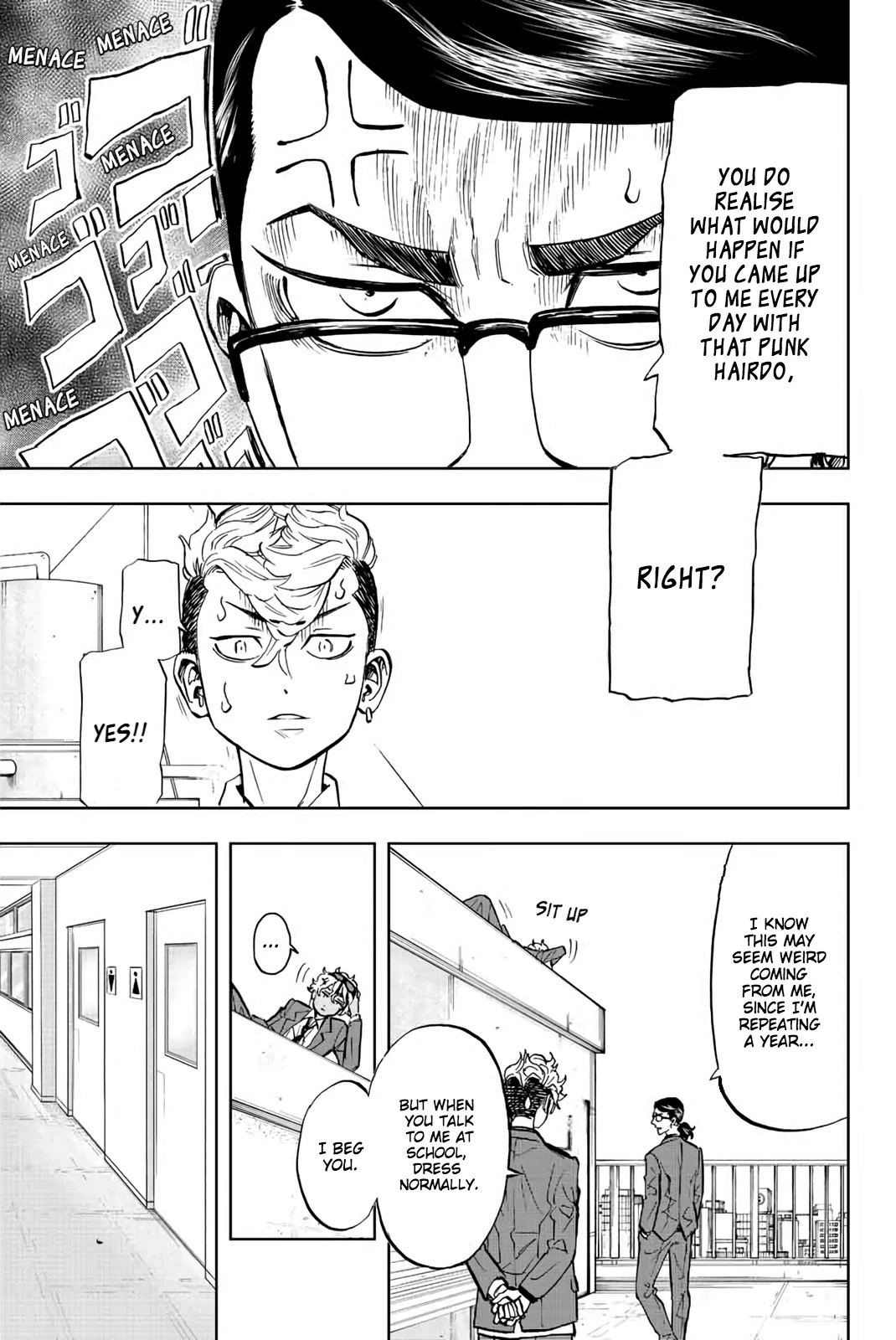 Tokyo Revengers: Letter from Keisuke Baji Chapter 4 page 5 - Chapter 4: Hairspray