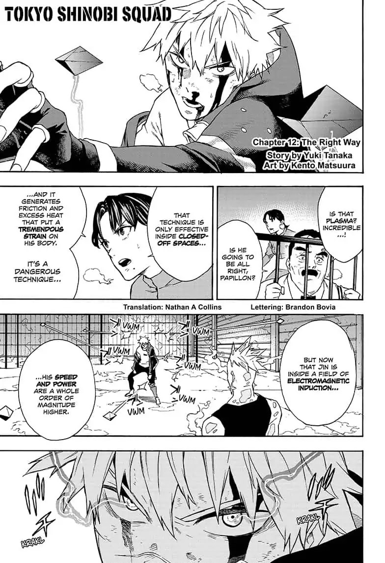 Tokyo Shinobi Squad Chapter 12 page 1 - Chapter 12: The Right Way