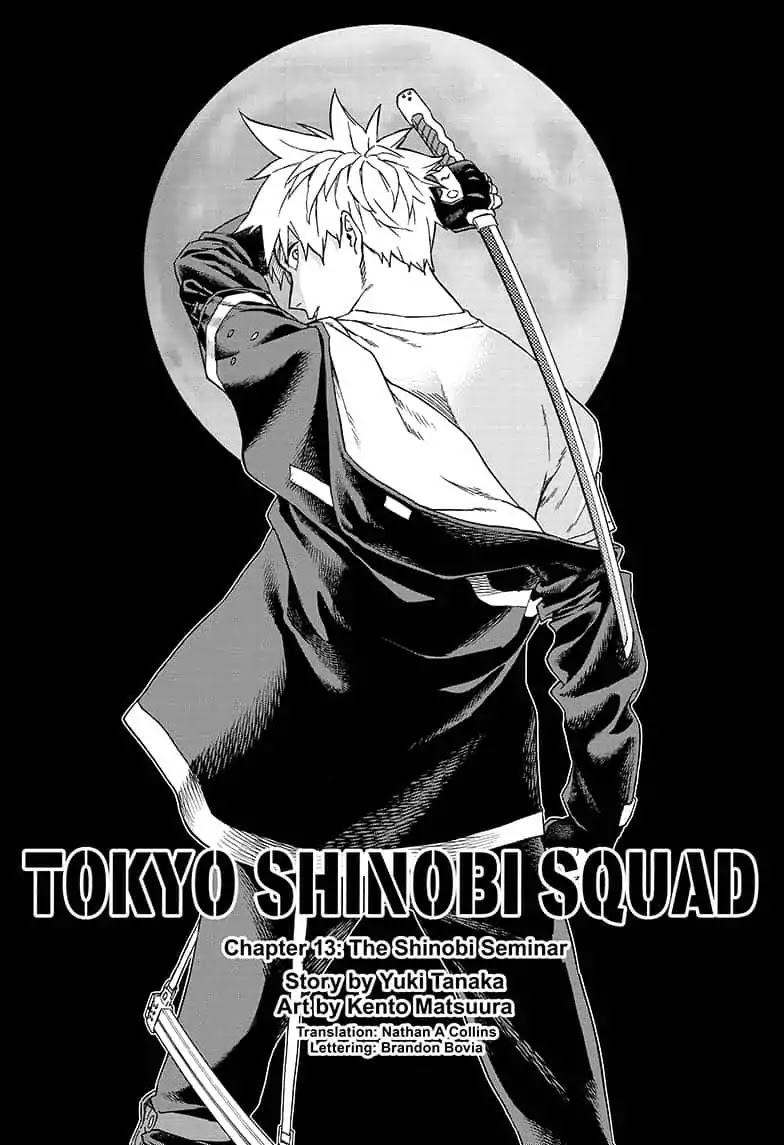 Tokyo Shinobi Squad Chapter 13 page 1 - Chapter 13: The Shinobi Seminar