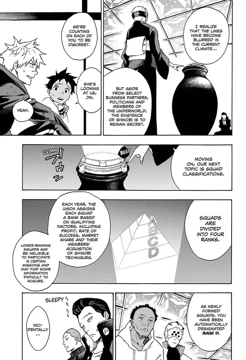 Tokyo Shinobi Squad Chapter 13 page 11 - Chapter 13: The Shinobi Seminar