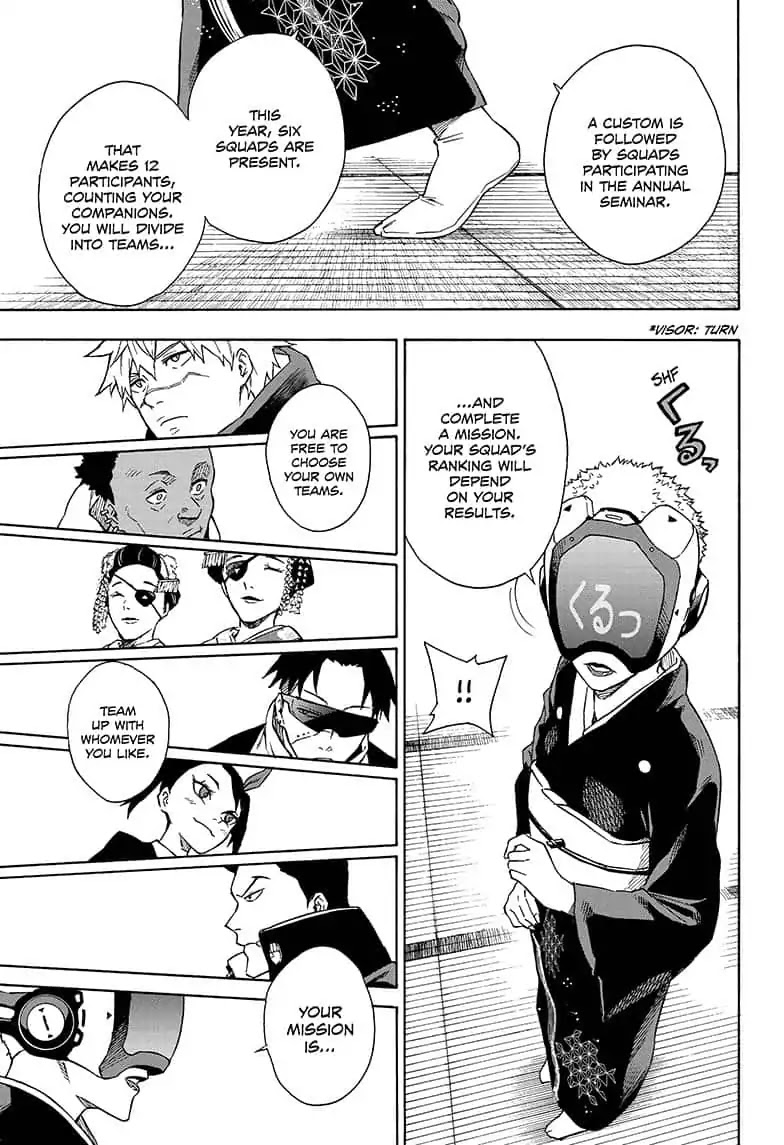 Tokyo Shinobi Squad Chapter 13 page 13 - Chapter 13: The Shinobi Seminar