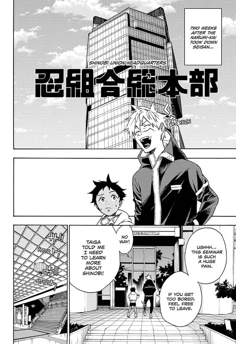 Tokyo Shinobi Squad Chapter 13 page 2 - Chapter 13: The Shinobi Seminar