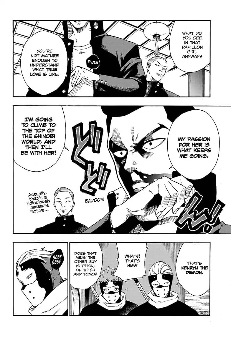 Tokyo Shinobi Squad Chapter 13 page 8 - Chapter 13: The Shinobi Seminar