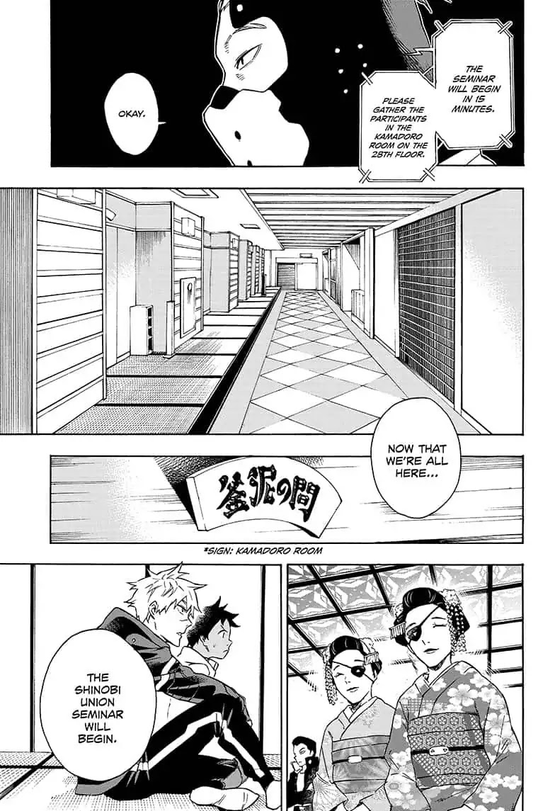 Tokyo Shinobi Squad Chapter 13 page 9 - Chapter 13: The Shinobi Seminar